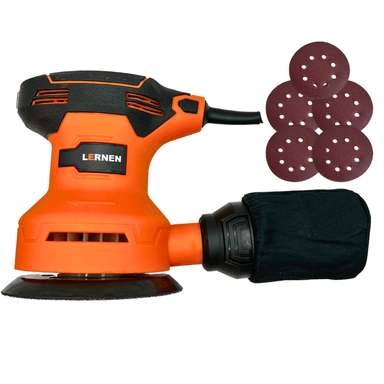 LIJADORA ROTO ORBITAL LERNEN 350 W – CON LIJAS DE REPUESTO - 1