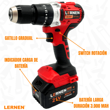 TALADRO LERNEN BRUSHLESS 13MM BLACK - 4