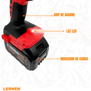 TALADRO LERNEN BRUSHLESS 13MM BLACK - 6