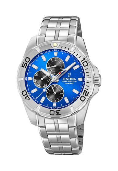 RELOJ F20445/4 FESTINA AZUL CLARO HOMBRE MULTIFUNCION - 1