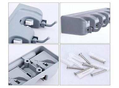 ORGANIZADOR LA CUPONERA GRIS COLGANTE ARTICULOS ASEO - 3