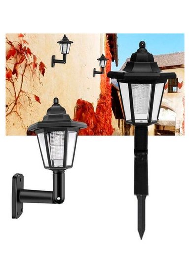 4 LAMPARA FOCO FAROL SOLAR ESTACA Y SOPORTE - 3