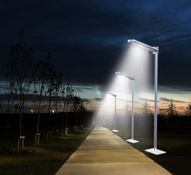 FOCO SOLAR TIPO LUMINARIA PUBLICA 1000 W CON SOPORTE - 3