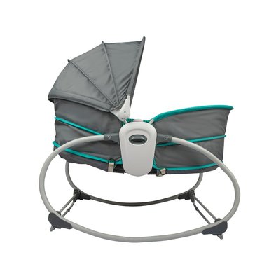 CUNA MOISÉS INFANTI 5 IN 1 ROCKER VERDE GRIS - 3