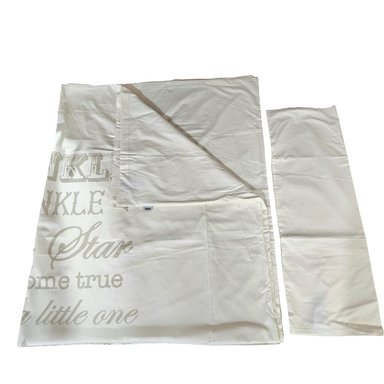 FUNDA MAMAS AND PAPAS CUBRE PLUMON MILLIE AND BORIS 120X150 BLANCO LISO - 1