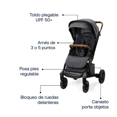 COCHE PASEO BBPRO TAVO NEXT GRIS GRANITE - 3