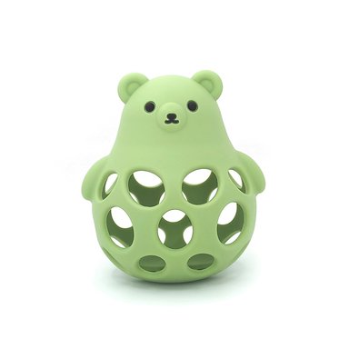 MORDEDOR BBPRO JUGUETE OSO SILICONA VERDE OLIVA - 2