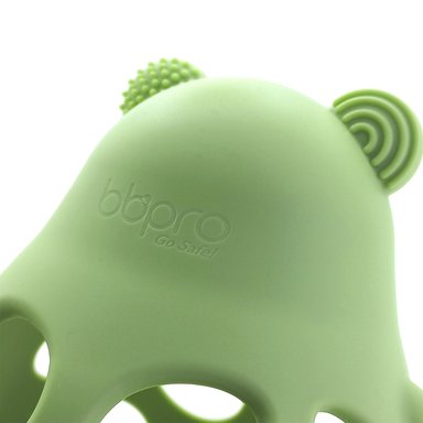 MORDEDOR BBPRO JUGUETE OSO SILICONA VERDE OLIVA - 5