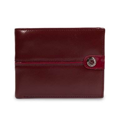 BILLETERA GINO RODINIS INVICTUS 576 ROJO/NEGRO - 1