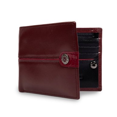BILLETERA GINO RODINIS INVICTUS 576 ROJO/NEGRO - 2