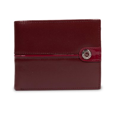 BILLETERA GINO RODINIS INVICTUS 577 ROJO/NEGRO - 1