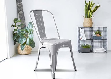 SILLA BAR NOVAHUS TOLIX METAL GRIS - 2