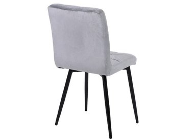 PACK NOVAHUS 57104 TERCIOPELO GRIS 4 SILLAS COMEDOR MODERNAS VELVET - 7