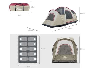 CARPA 10 PERSONAS CAMPING OUTDOOR BEIGE - 7