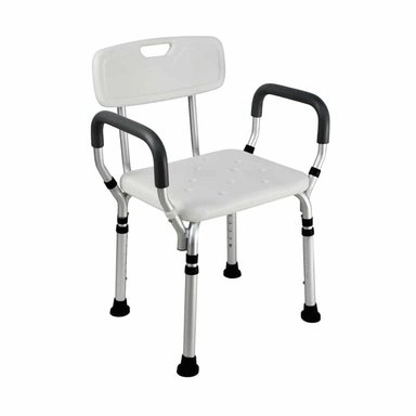SILLA DE DUCHA FIRST CARE CON APOYA BRAZOS PARA BAÑO - 1