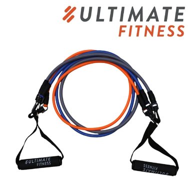 SET ULTIMATE FITNESS DE BANDAS ELÁSTICAS DE RESISTENCIA TUBULARES - 2