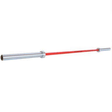 BARRA OLÍMPICA ULTIMATE FITNESS ACERO 22 KG ELITE CERAMIC LIMITED EDITION 28 MM 0 CM 680 ROJO - 1