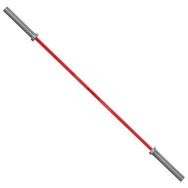 BARRA OLÍMPICA ULTIMATE FITNESS ACERO 22 KG ELITE CERAMIC LIMITED EDITION 28 MM 0 CM 680 ROJO - 3