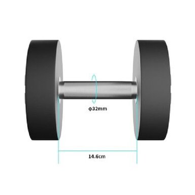 MANCUERNA ULTIMATE FITNESS 45 KG REDONDA PU - 2