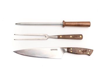 TRILOGIA EN CUERO: PINCHO PRO + CUCHILLO CATEMU + ASTIL - 4