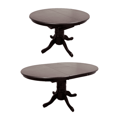 JUEGO DE COMEDOR EXTENDIBLE JULIETTE CHOCOLATE 6 SILLAS MARFIL - 8