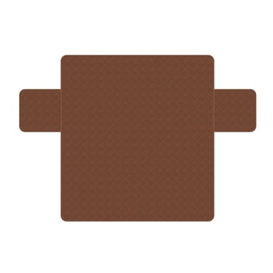 FUNDA COBERTOR PROTECTOR SOFÁ SILLÓN 2 CUERPOS CAFÉ - 4