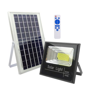 FOCO SOLAR 112 LED 60 WATT PANEL SOLAR CONTROL REMOTO - 1