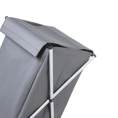 CANASTO CESTA ORGANIZADOR ROPA PLEGABLE XL GRIS - 3