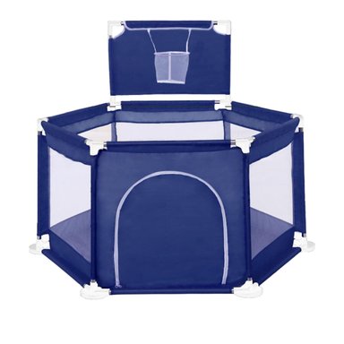 PISCINA CORRAL INFANTIL IMPORTCLICK INF.50 AZUL BEBE ESTIMULACIÓN PELOTAS 125X65 CM - 1
