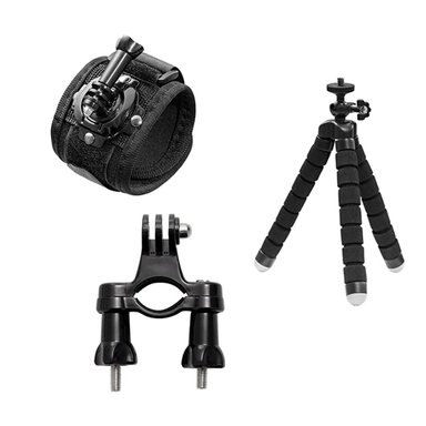 KIT IMPORTCLICK TEC.115 30 ACCESORIOS CÁMARA DEPORTIVA GOPRO ESTUCHE - 3