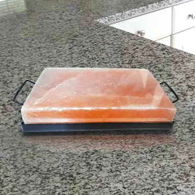 TABLA SAL HIMALAYA CON SOPORTE METAL - 6