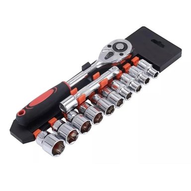 SET HERRAMIENTAS IMPORTCLICK DADOS AUT.80 12 PIEZAS 1/2 CHICHARRA CUADRANTE - 2
