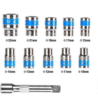 SET HERRAMIENTAS IMPORTCLICK DADOS AUT.80 12 PIEZAS 1/2 CHICHARRA CUADRANTE - 3