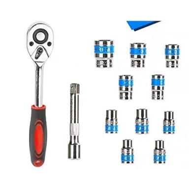 SET HERRAMIENTAS IMPORTCLICK DADOS AUT.80 12 PIEZAS 1/2 CHICHARRA CUADRANTE - 5