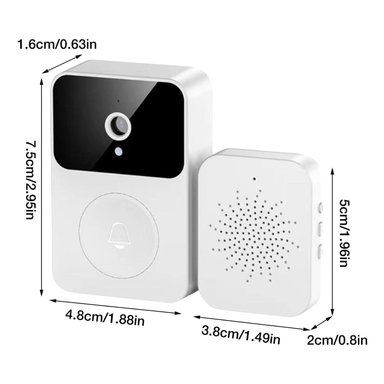 TIMBRE IMPORTCLICK INALÁMBRICO USB CÁMARA WIFI EXTERIOR PUERTA MICRÓFONO HOG.453 - 4