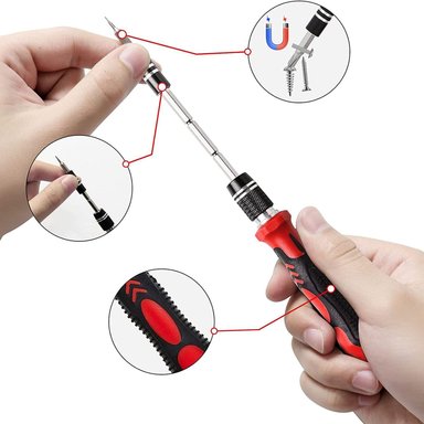 SET HERRAMIENTAS IMPORTCLICK DESTORNILLADOR HER.34 135 PIEZAS PRECISION 135 EN 1 MAGNETICOS - 3