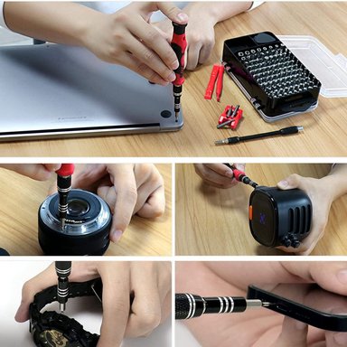SET HERRAMIENTAS IMPORTCLICK DESTORNILLADOR HER.34 135 PIEZAS PRECISION 135 EN 1 MAGNETICOS - 7
