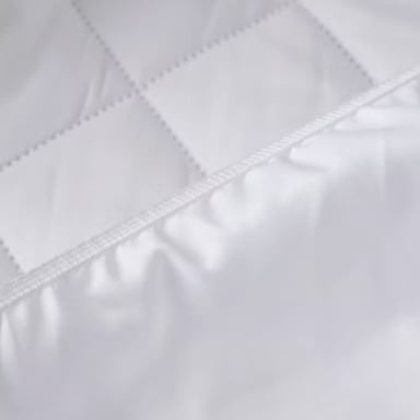 CUBRECOLCHÓN IMPORTCLICK 2 PLAZAS BLANCO LISO 200X150X200 CM - 3