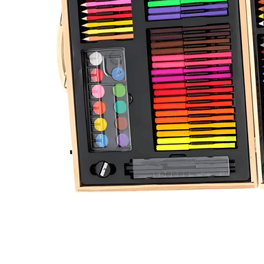 SET IMPORTCLICK ARTE MALETA MADERA 180 PIEZAS - 5