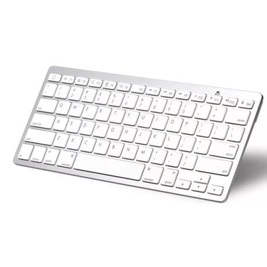 TECLADO UNIVERSAL INALÁMBRICO IMPORTCLICK BLUETOOTH PLATEADO - 1