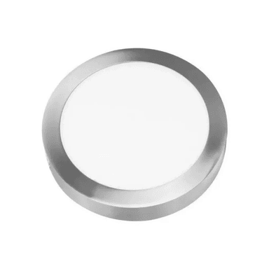 FOCO PANEL LED PLAFÓN SOBREPUESTO REDONDO LUZ NEUTRA 220V 4000°K NÍQUEL BLANCO 30 CM - 2