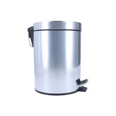 BASURERO IMPORTCLICK TARRO 3 L PAPELERA PEDAL ACERO INOXIDABLE - 1