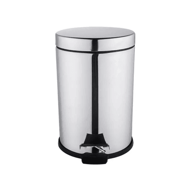 BASURERO IMPORTCLICK TARRO 3 L PAPELERA PEDAL ACERO INOXIDABLE - 2