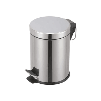 BASURERO IMPORTCLICK TARRO 3 L PAPELERA PEDAL ACERO INOXIDABLE - 3