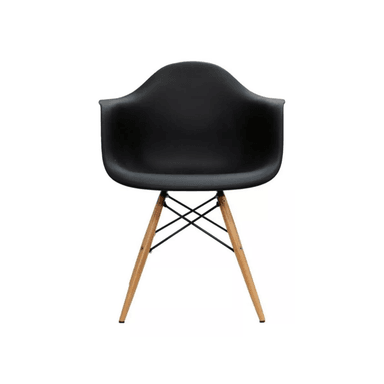 SILLA IMPORTCLICK NEGRO COMEDOR EAMES HOGAR BUTACA ESTRUCTURA - 2