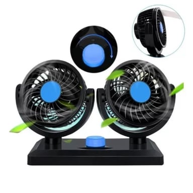VENTILADOR DOBLE AUTO ROTACIÓN 360° - 3