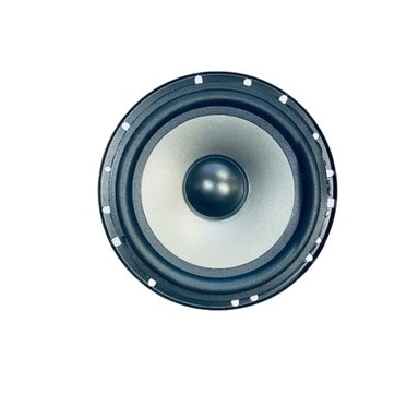 SET 2 PARLANTES AUTO 16 CM REDONDO 100 WATT COAXIAL 2 VÍAS HIFI NEGRO - 1