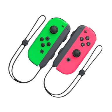 JOY-CON PARA NINTENDO SWITCH VERDE ROSADO - 2