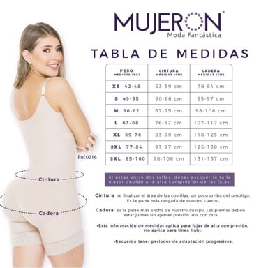 FAJA LIPOESCULTURA Y MOLDEADORA CON MANGAS 525 FAJAS SALOME - 4