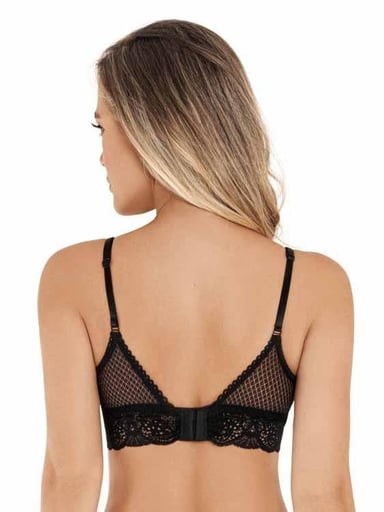BRALETTE CON ENCAJE REALCE NATURAL - 2